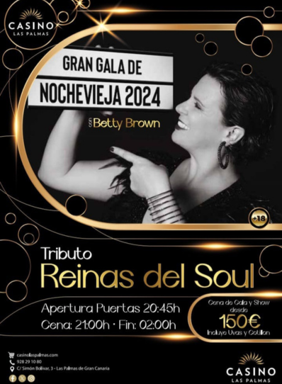Betty Brown Noche Vieja Casino 2023